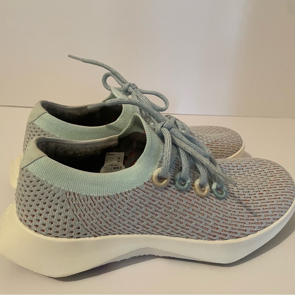 Allbirds Women's Sky Blue Knit Sneakers - Picture 2 of 8